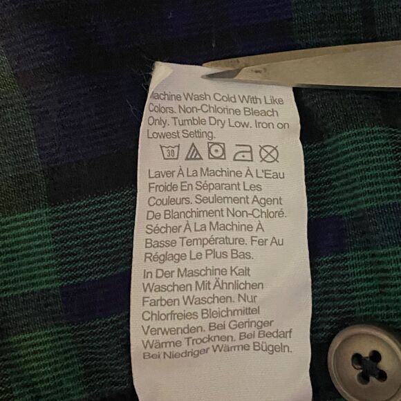 J.Crew Corduroy Plaid Button-Down Shirt – Style BJ486 – Size Small - Picture 5 of 12